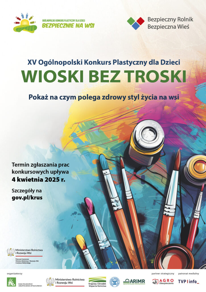 XV Ogólnopolski Konkurs Plastyczny dla Dzieci
„Wioski bez troski”.