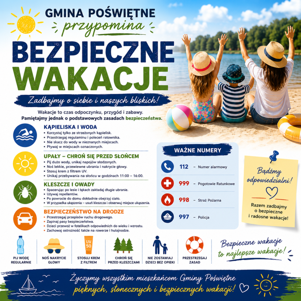 BEZPIECZNE WAKACJE