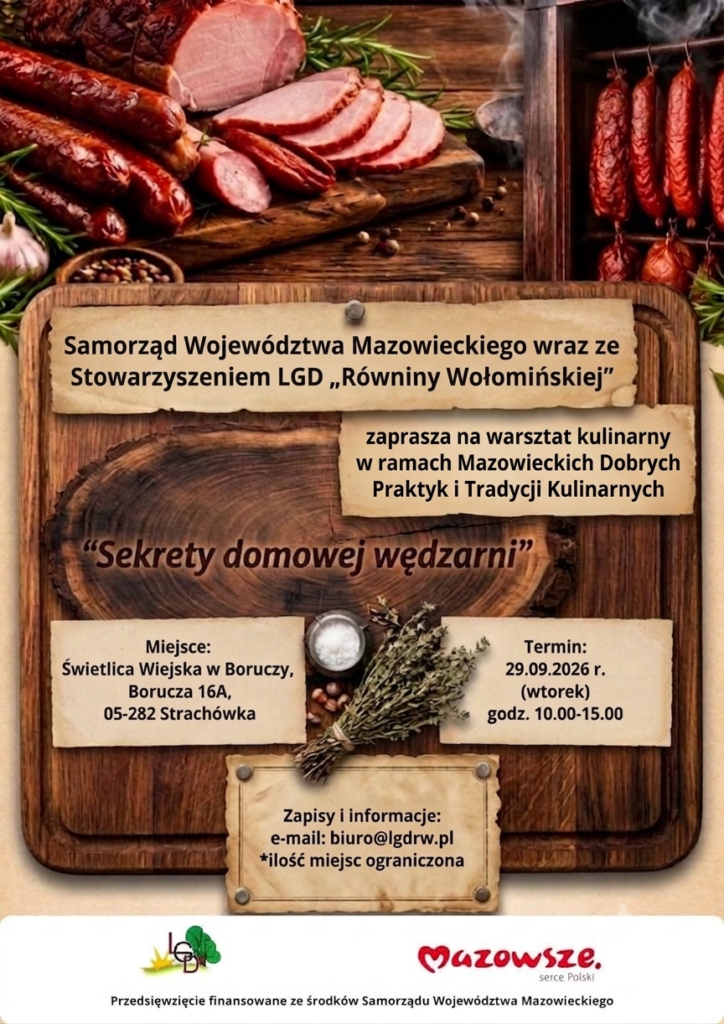 Warsztaty kulinarne „Sekrety domowej wędzarni”